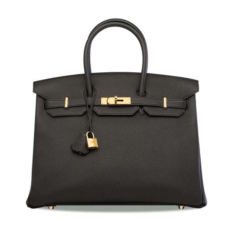 hermes birkin black 35 gold hardware|hermes togo birkin 35 black.